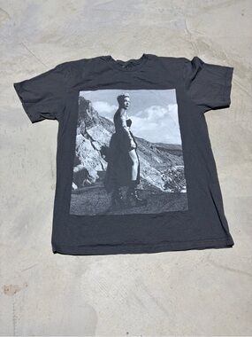 P!nk pink gray trustfall tour 2023 Short-Sleeve Photo-Print Tee medium